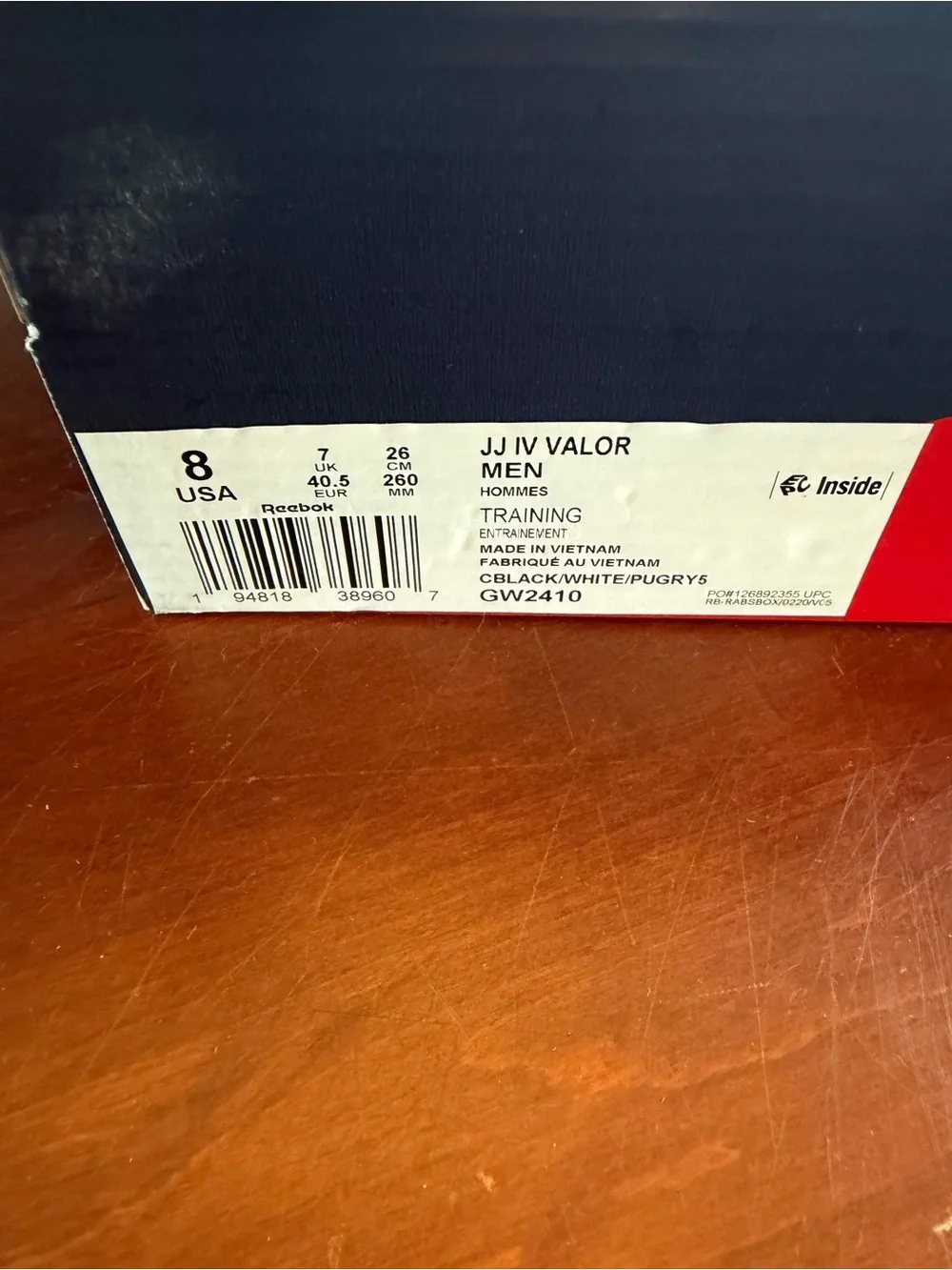 Men’s JJ Watt IV Reebok Trainers